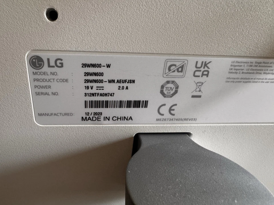 Ecran PC LG 29WN600-W Plat 29'' IPS - Photo 3/3