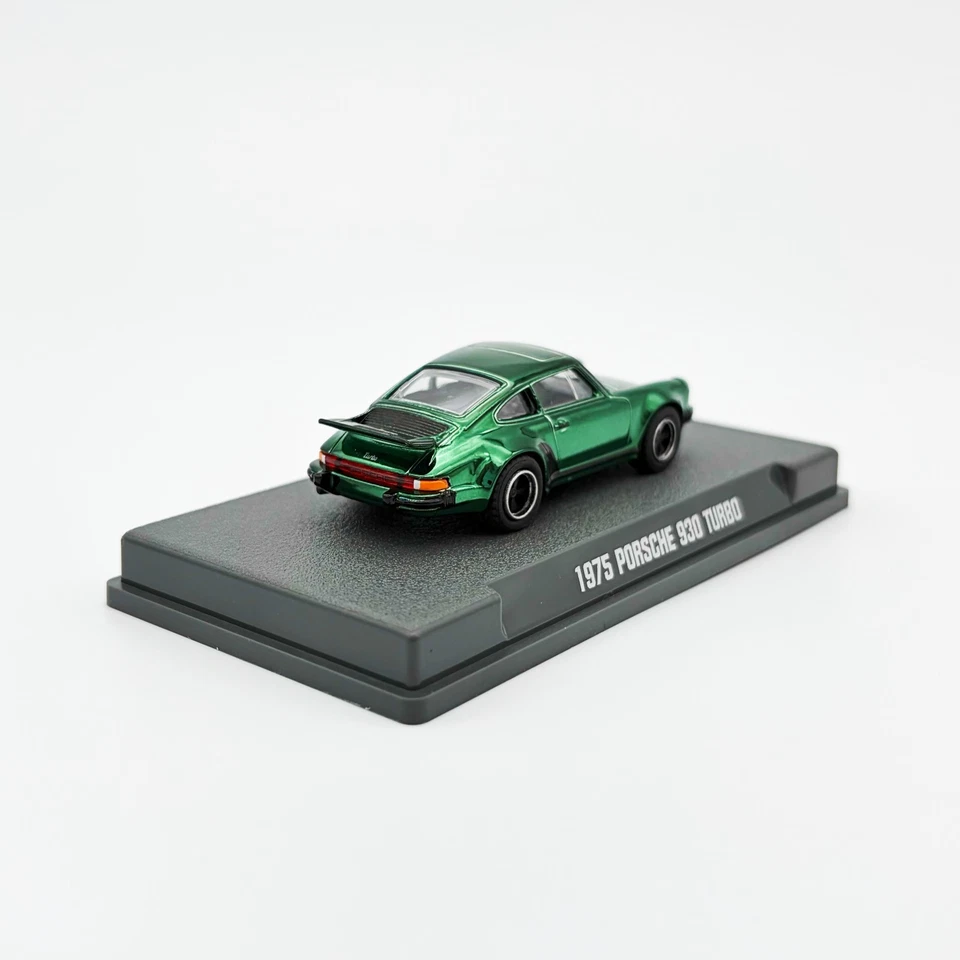 Majorette 1:64 Collector Series – 1975 Porsche 930 Turbo – Chrome Green - Image 4 of 4