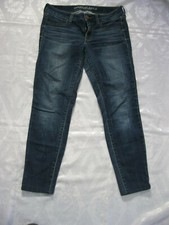 American Eagle OUTFITTERS SUPER STRETCH JEGGING 6 REGULAR Blue Long Pants