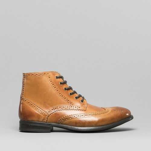 Mens Hand Made Side Zip Lace Up Real 