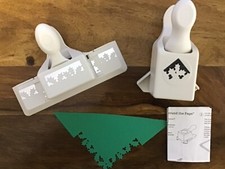 New Martha Stewart border edge & corner CHRISTMAS Holly Card Craft Punches