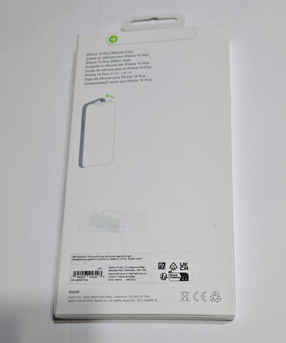 NEW OEM Midnight Apple iPhone 14 PLUS MagSafe Silicone Case MPT33ZM/A - SEALED - Picture 4 of 8