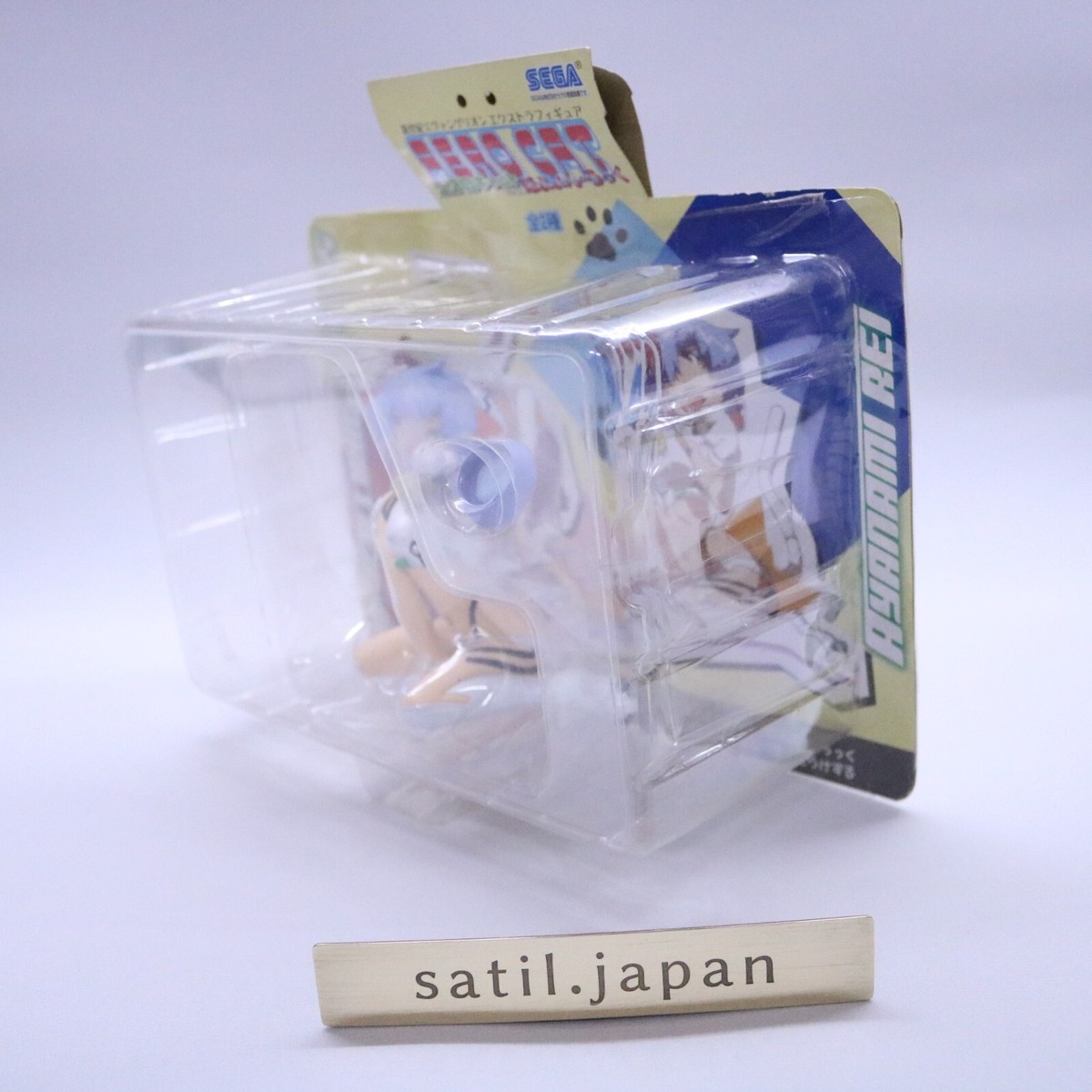 USED] SEGA EVANGELION Extra Figure Aero Cat Feat. Poyoyon Rock Rei