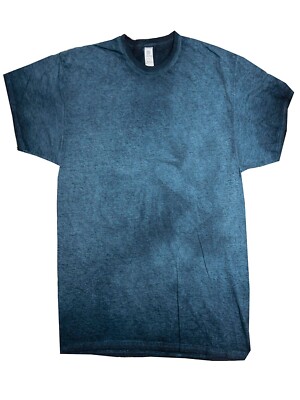 Multi-Color Oil Wash T-Shirts Adult Small to 3XL 100% Cotton Short Sleeve