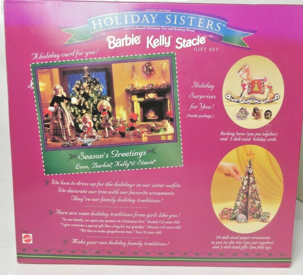 Mattel Special Edition Barbie Holiday Sisters Gift Set