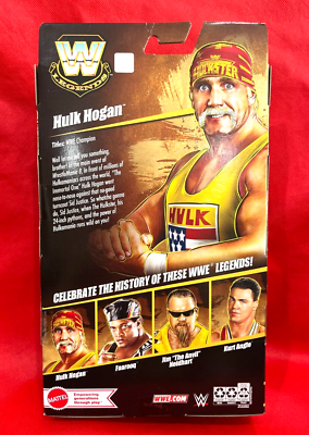 WWE Elite Legends Collection Action Figure Hulk Hogan - 6 Pollici, 25 Punti Di Articolazione, Con Accessori E Cintura - 2