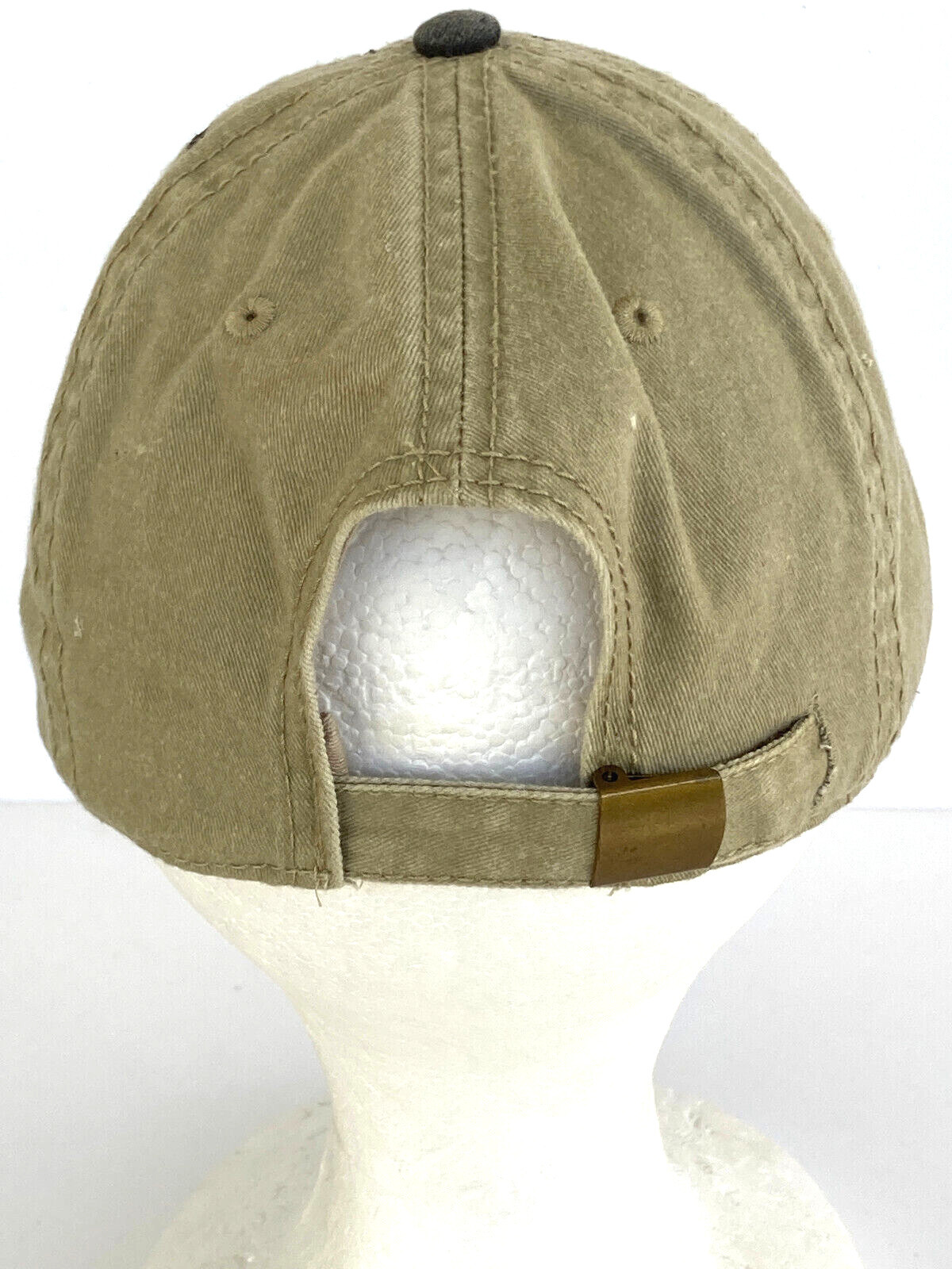 Baseball Cap Hat  Adjustable Strap Back Khaki One… - image 4