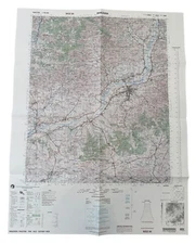 NIMA Military Topographic Map of MINGAORA, PAKISTAN