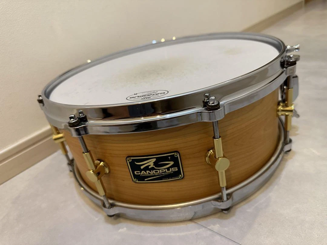 CANOPUS Snare Drum MO-1455 with Case Musical Instrment | eBay