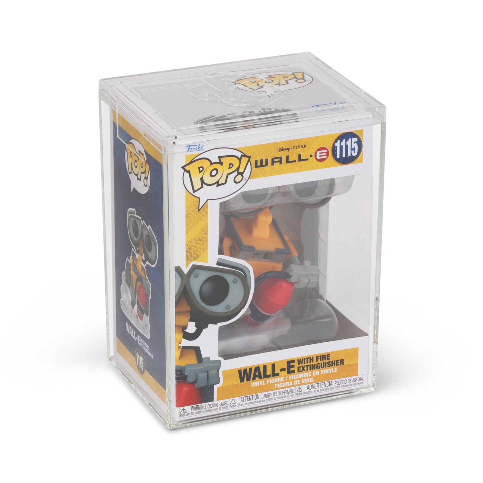 6 (Six) Premium Protectors Hard Box Stackable for 4'' Inch Funko Pops Figures