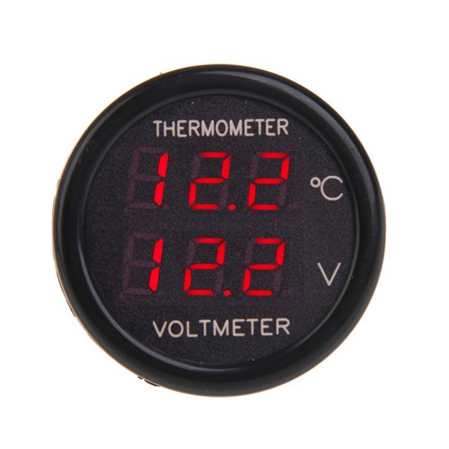 Car Truck Cigarette Lighter Style Digital Thermometer Voltmeter Voltage Meter AU - Photo 3 sur 9