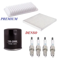 Tune Up Kit Air Cabin Oil Filters Spark Plugs For PONTIAC VIBE L4;1.8L 2007-2008