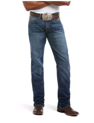 Ariat M4 Low Rise Stretch 3D Calero Fashion Boot Cut Jean Pine 40x32 1003681