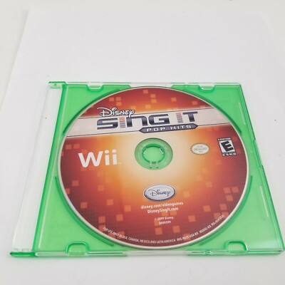 Disney Sing It: Pop Hits (Nintendo Wii, 2009) Tested, Free Fast Shipping!