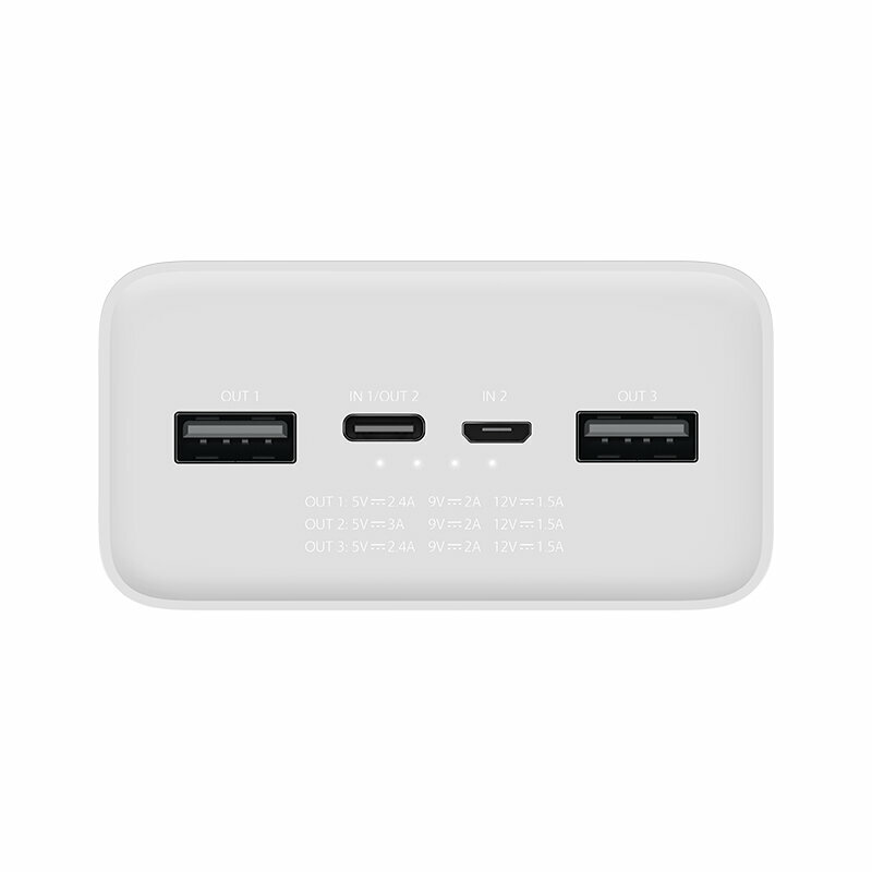 Xiaomi Power Bank 3 30000mAh Fast Charge Portable Phones Backup 