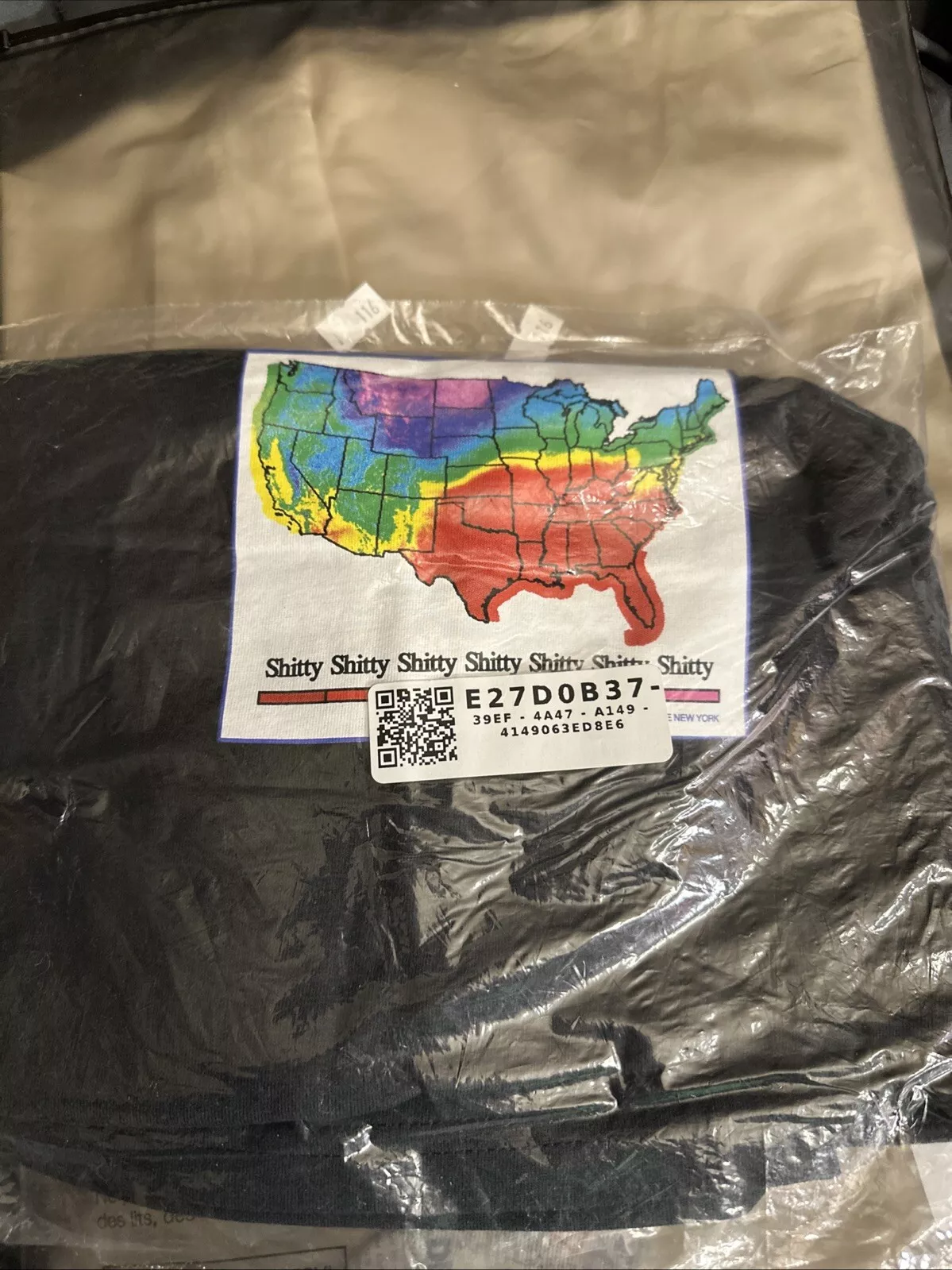 Tee shirt noir Supreme FW23 Weather taille XXL prêt à être expédié dès que possible !