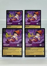 Disney Lorcana Pinocchio - Talkative Puppet 58/204 Rise of the Floodborn 4 Cards