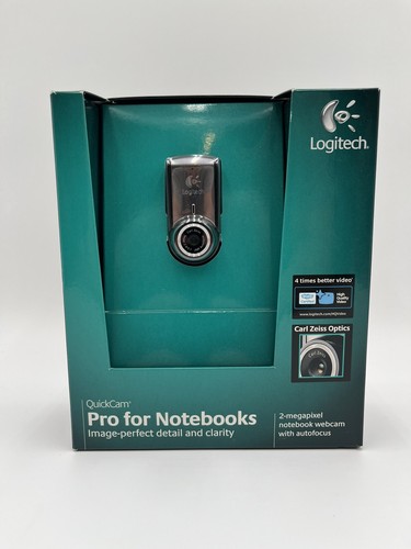 Logitech 2MP Portable Webcam QuickCam Pro For Notebooks Autofocus Ca (ROC031149)