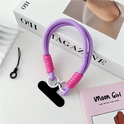 Candy Colors Anti-lost Rope Keychain Hanging Rope Luxury Phone Wrist Straps - Picture 15 of 16