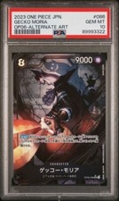 OP06-086 ONE PIECE TCG CCG GECKO MORIA PSA 10 SR  Parallel Alt Art  Japan