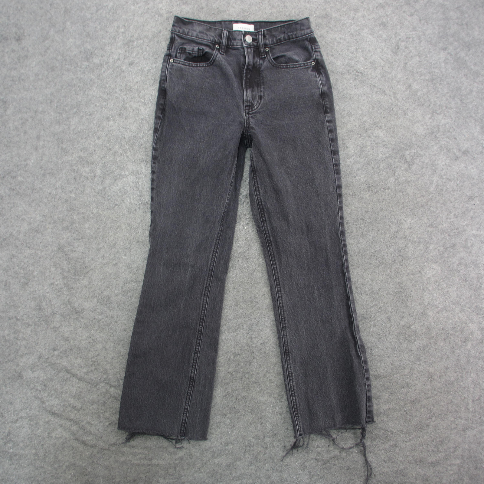 PacSun Jeans Women's Plus 23 Black Stone Wash Crop Boot Jeans
