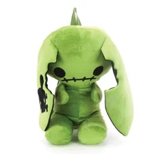 NEW SPOOKYVILLE CRITTERS - Naughty Bunny Green Plush Backpack