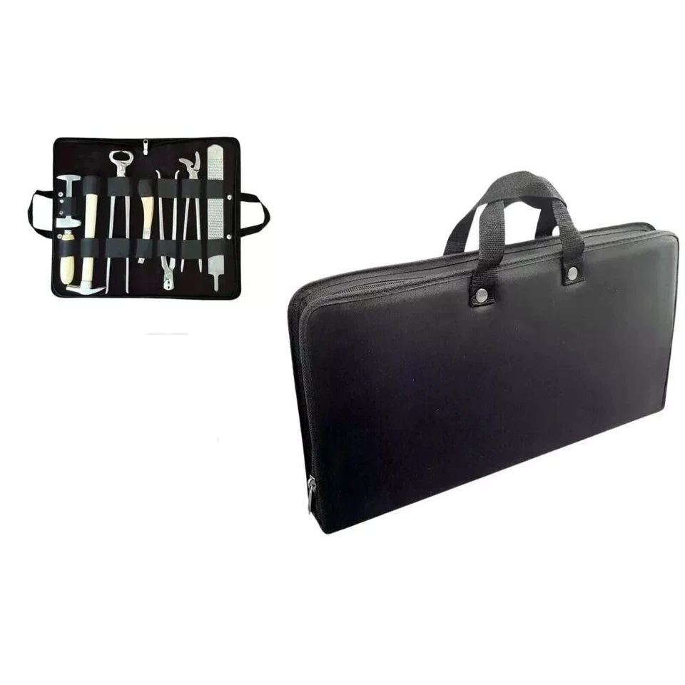 Heavy Duty Professional Horse Care Farrier Tool Kit Hoof Clincher Nipper RASP - Image 2 of 2