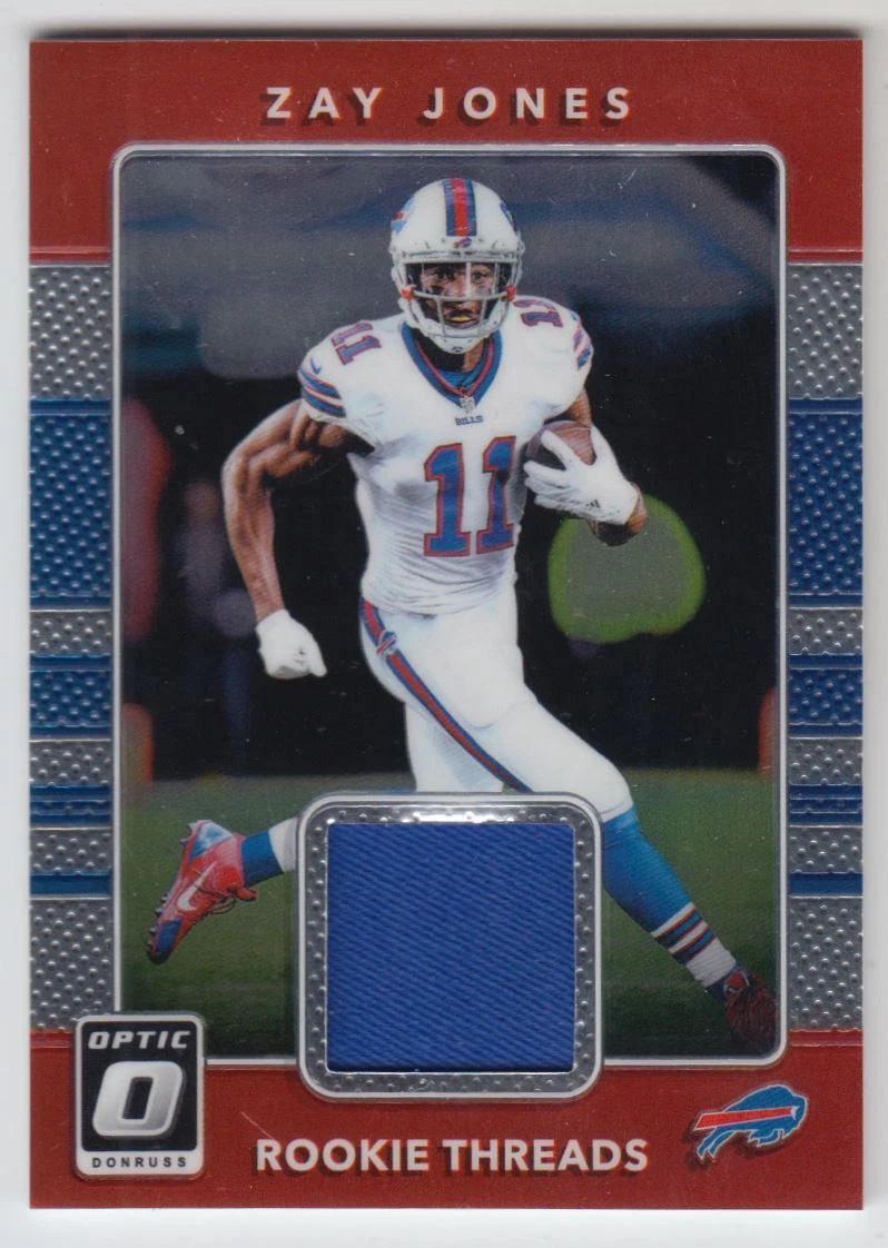 2017 Donruss Optic Rookie Threads #11 Zay Jones Jersey