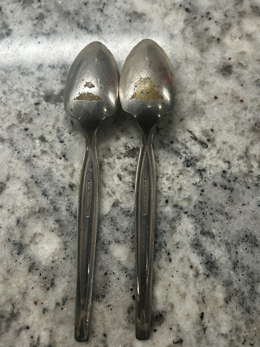 Wm Rogers MFG. Co. Silver Plate Sporks Serrated Set Of 2 | eBay