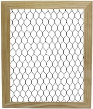 Unfinished Wood Chicken Wire Frame - Ready to Decorate, Add Photos, Collages