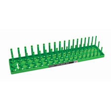Hansen 12 Socket Tray Organizer Holder Metric 3 Row Mm Shallow Semi Deep Green