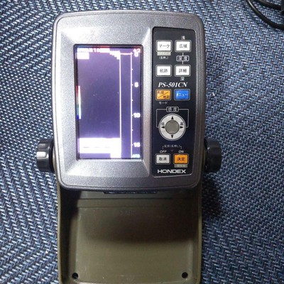 HONDIX PS-501CN GPS Antenna Built-in Fish Finder Battery Confirmed  