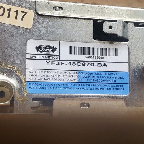 Alpine Radio 99-02 Ford Expedition Lincoln Continental YF3F-18C870-BA - Picture 5 of 7