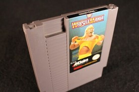 Nintendo WrestleMania WWF NES vintage original classic video game cartridge 1989