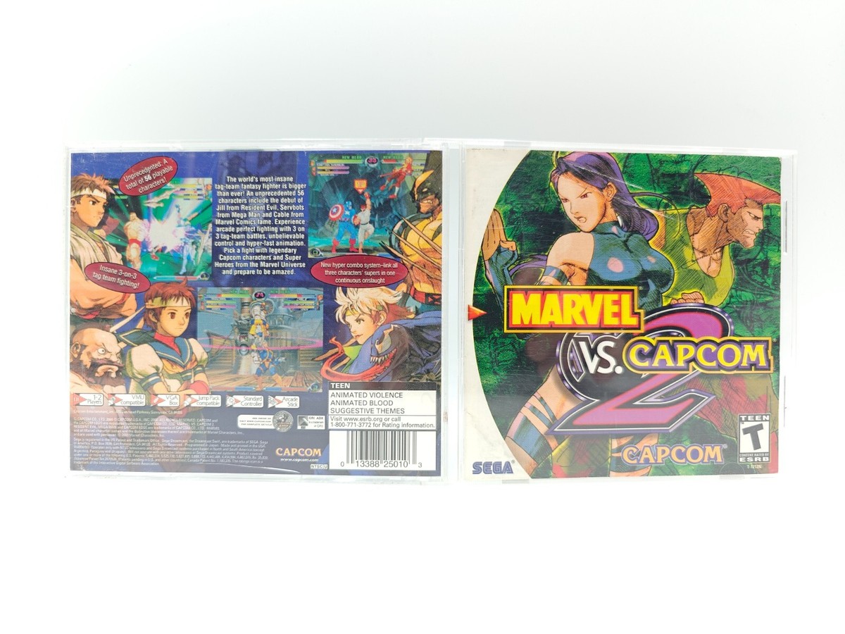 Sega Dreamcast Marvel Vs. Capcom 2 Game - Complete & Tested CIB | eBay