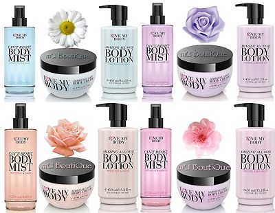 3 PC BRAND NEW VICTORIA'S SECRET LOVE MY BODY CREAM LOTION MIST