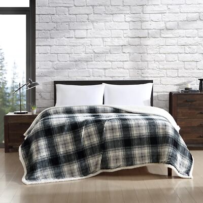 Eddie Bauer- King Blanket, Ultra Soft & Cozy Plush Home Décor, All