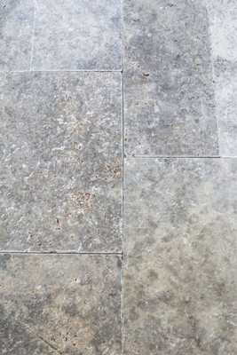 Fliese Travertin Naturstein Silver silber weiß grau hellgrau Natursteinfliese  .