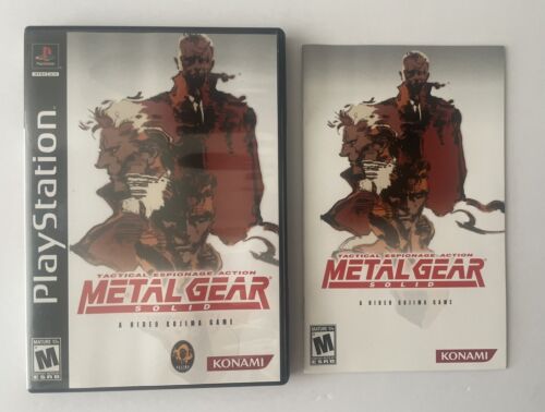 Metal Gear Solid 1 1998 PS1 Essential Collection (PS2) Complete CiB Excellent