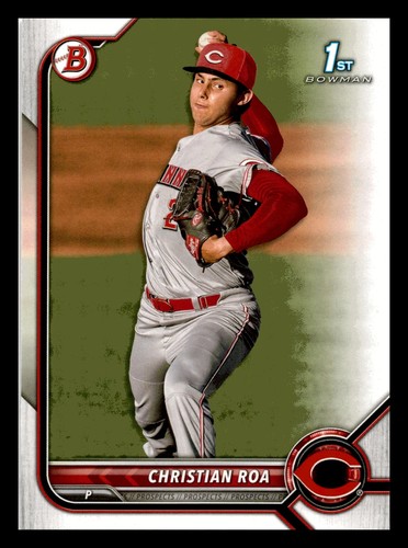 Christian Roa 2022 Bowman 1st #BP-130 Cincinnati Reds Mint | eBay