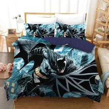 Batman Quilt/Duvet/Doona Cover Set Single Double Queen King Sz