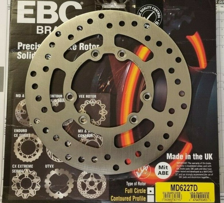 EBC MD6227D 220MM REAR BRAKE DISC FITS KTM EXC 125 1988-1989 | eBay 