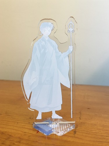 Inuyasha Miroku Pale Tone Series Small Acrylic Stand Figure From Contents Seed - Picture 2 of 4