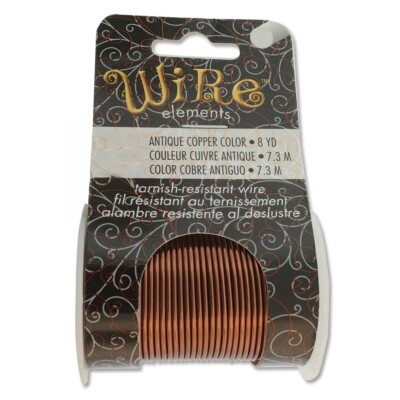 Wire Elements Copper Craft Wire (8 Gauges ~ 10 Colors) BeadSmith Wire
