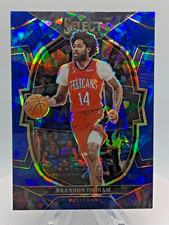 2022-23 Panini Select - Concourse Brandon Ingram #59 Blue Cracked Ice Prizm