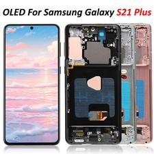 OLED Display For Samsung Galaxy S21 Plus SM-G996U LCD Touch Screen Replacement
