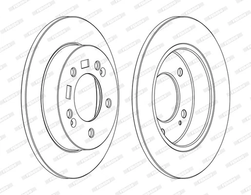 Ferodo DDF1874C Brake Disc for Hyundai, Kia - Image 2 of 3