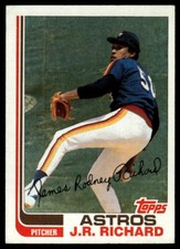1982 Topps #190 J.R. Richard