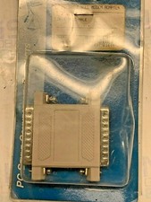 ABL ELECTROMICS DB25 MALE- MALE PC STYLE NULL MODEM ADAPTER