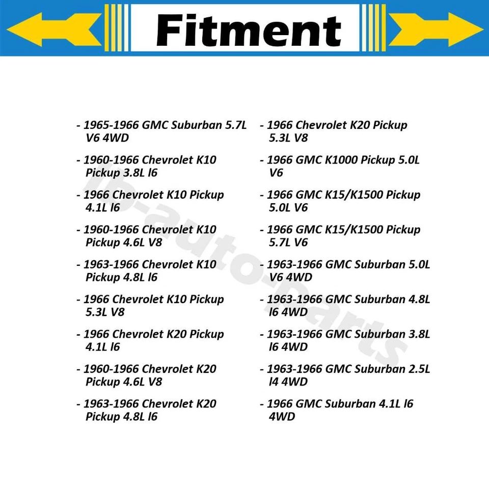4x Manguera de freno Dorman línea delantera trasera para Chevrolet Suburban 1966 5,3 L 4x4 Foto 2 de 4
